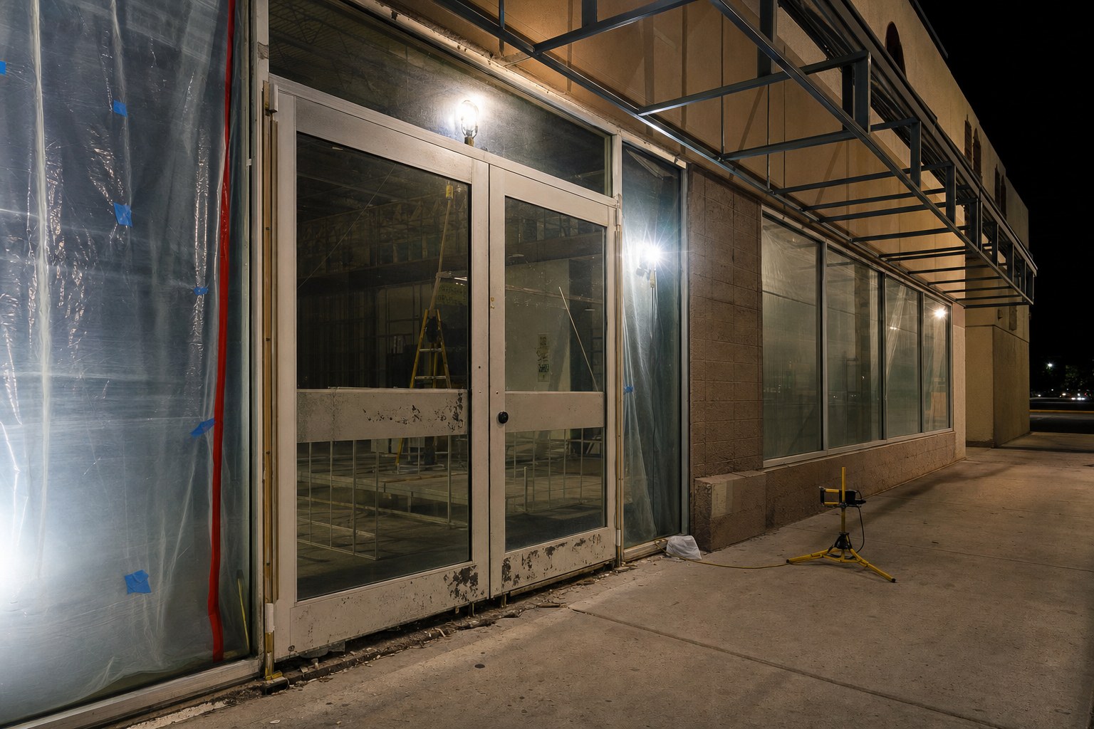 Tucson Hardware Store Entry before construction