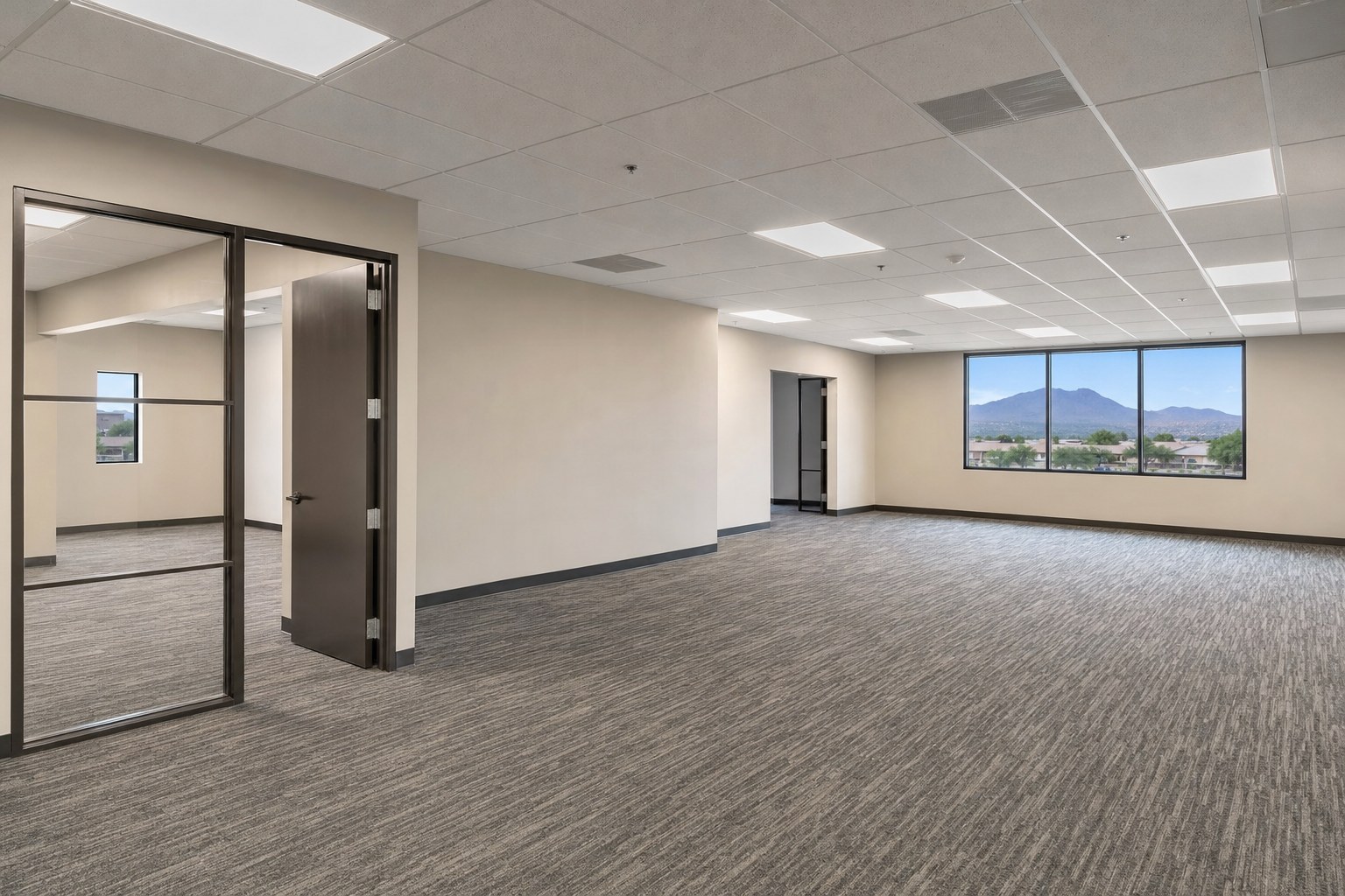 Finished commercial suite prepared for the next tenant